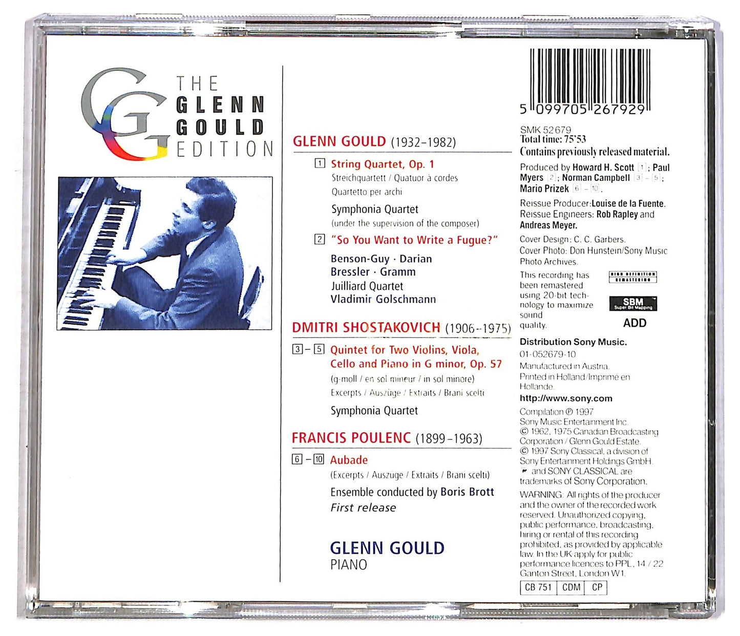 EBOND Various - The Glenn Gould Edition CD CD086428