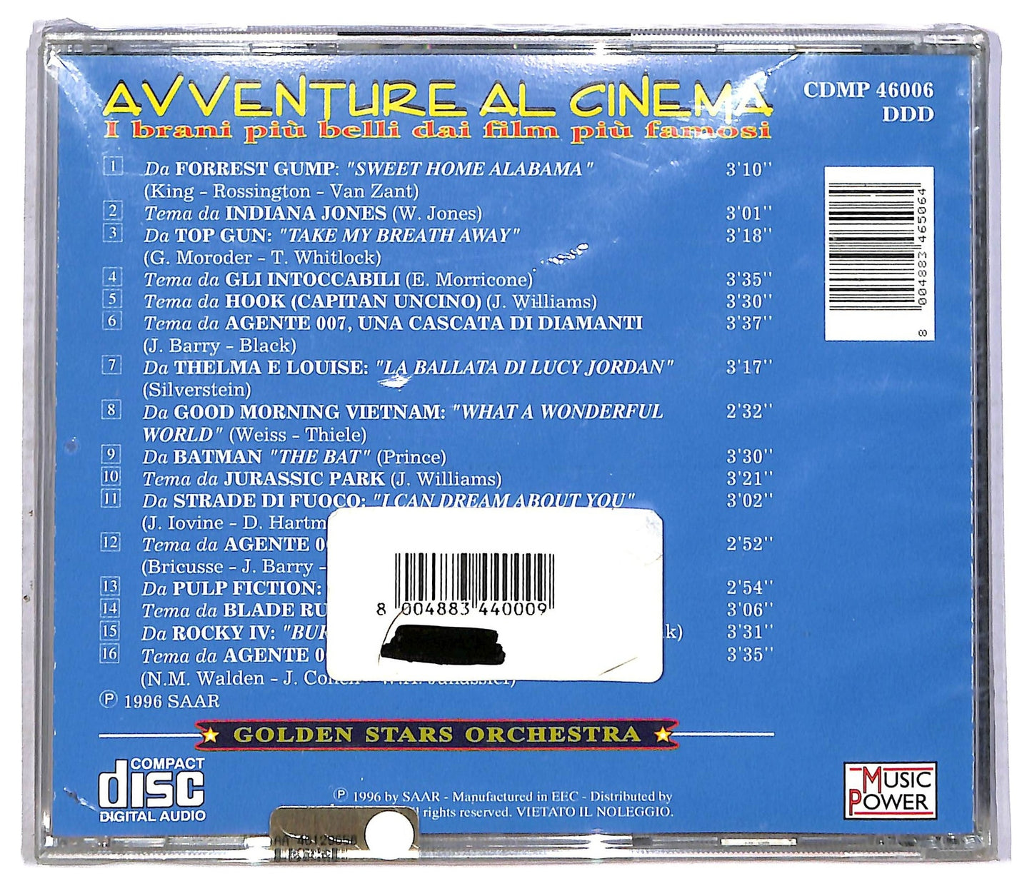 EBOND Various - Avventura al cinema CD CD086738