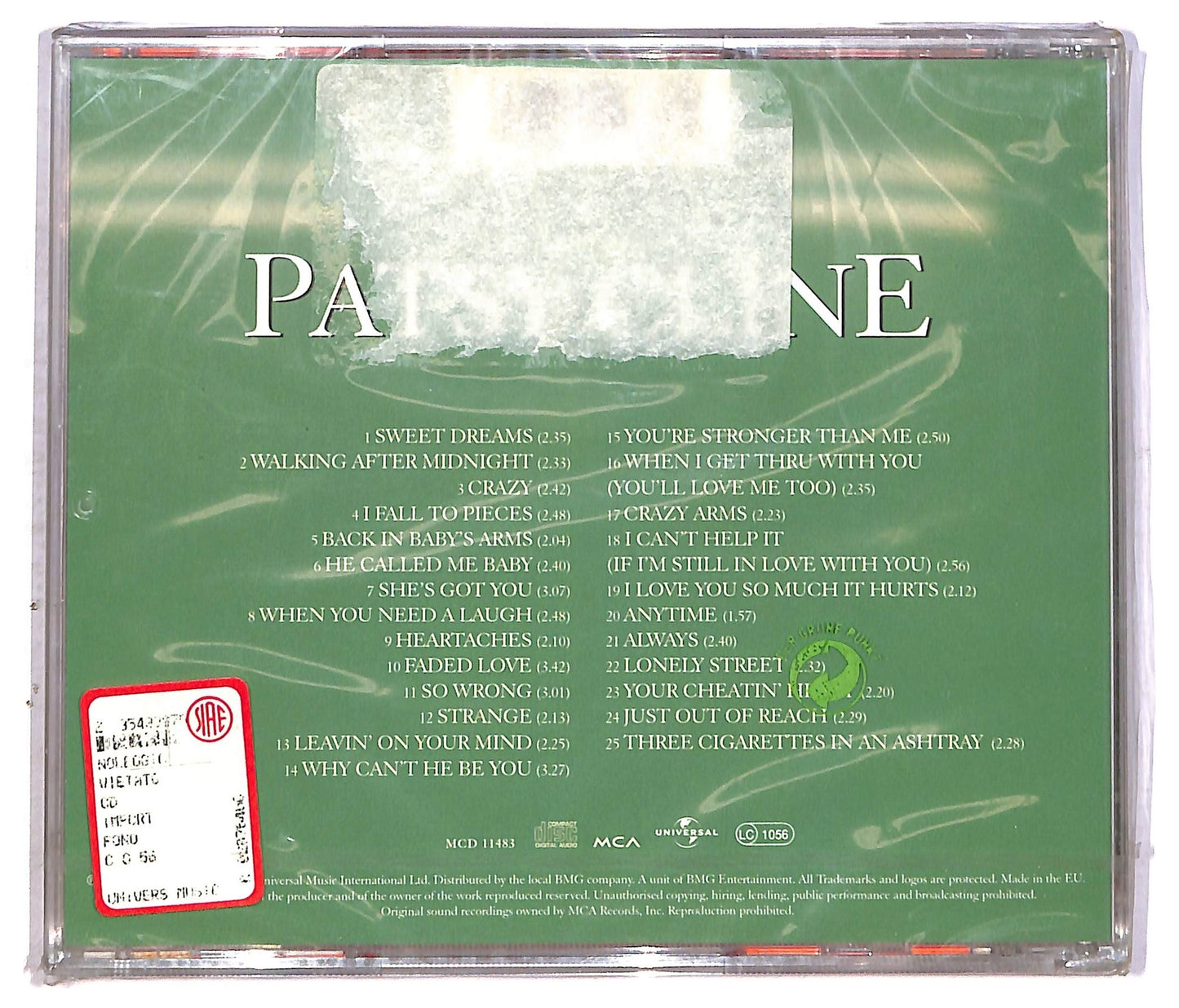 EBOND Patsy Cline - The Very Best Of Patsy Cline CD CD086807