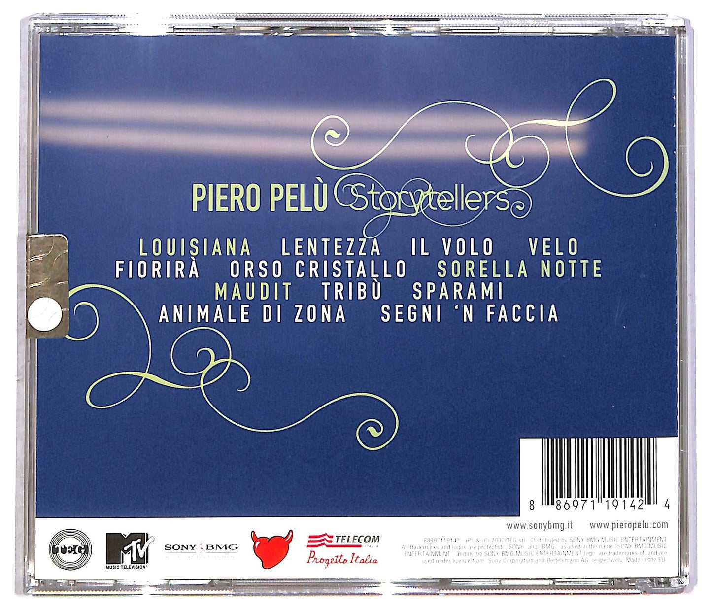 EBOND Piero Pelu - MTV Storytellers CD CD086910