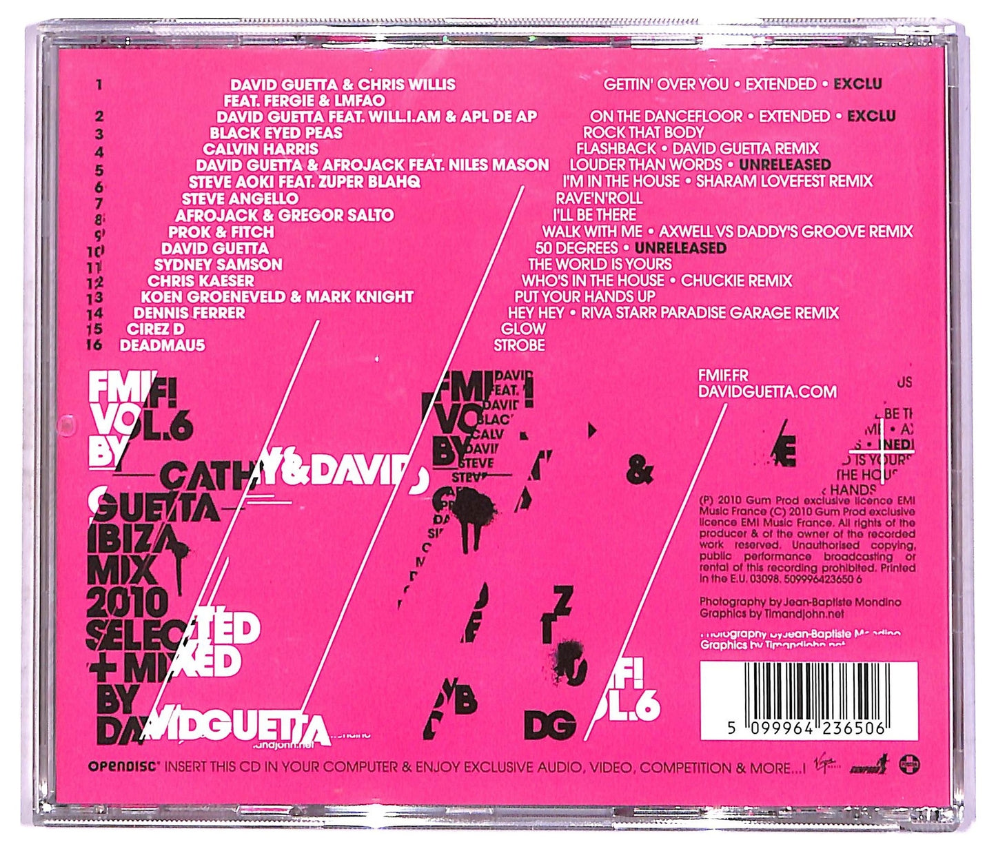 EBOND Cathy & David Guetta - F Me I'm Famous - Ibiza Mix 2010 CD CD087107