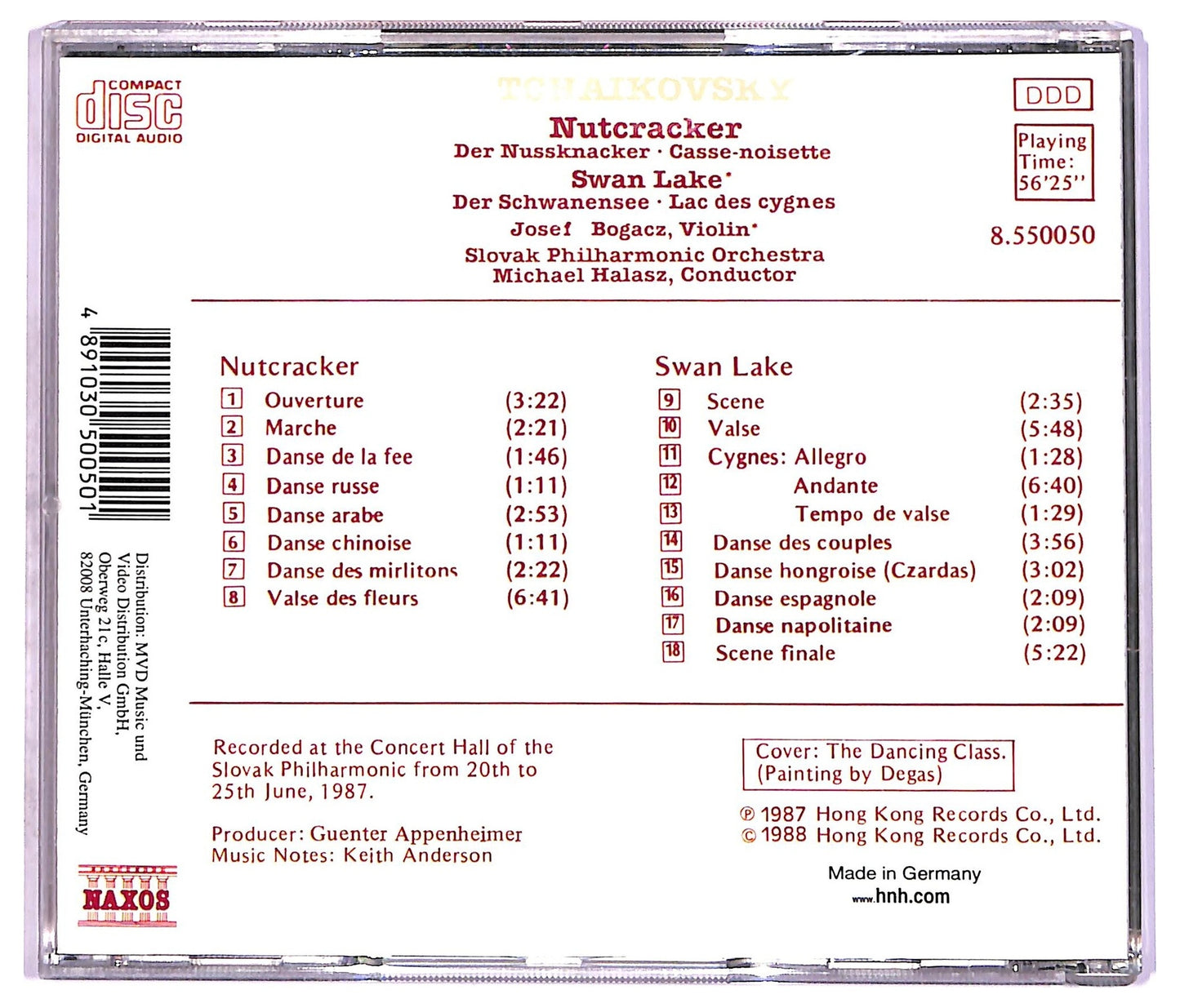 EBOND Tchaikovsky - Nutcracker Swan Lake CD CD087127