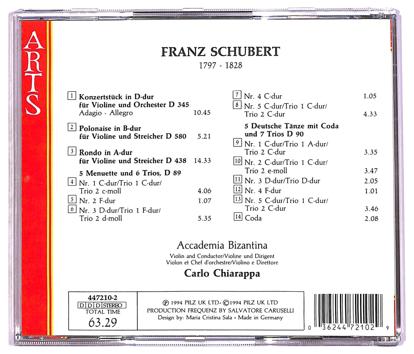 EBOND Franz Schubert - Konzertstuck Polonaise Rondo CD CD087208