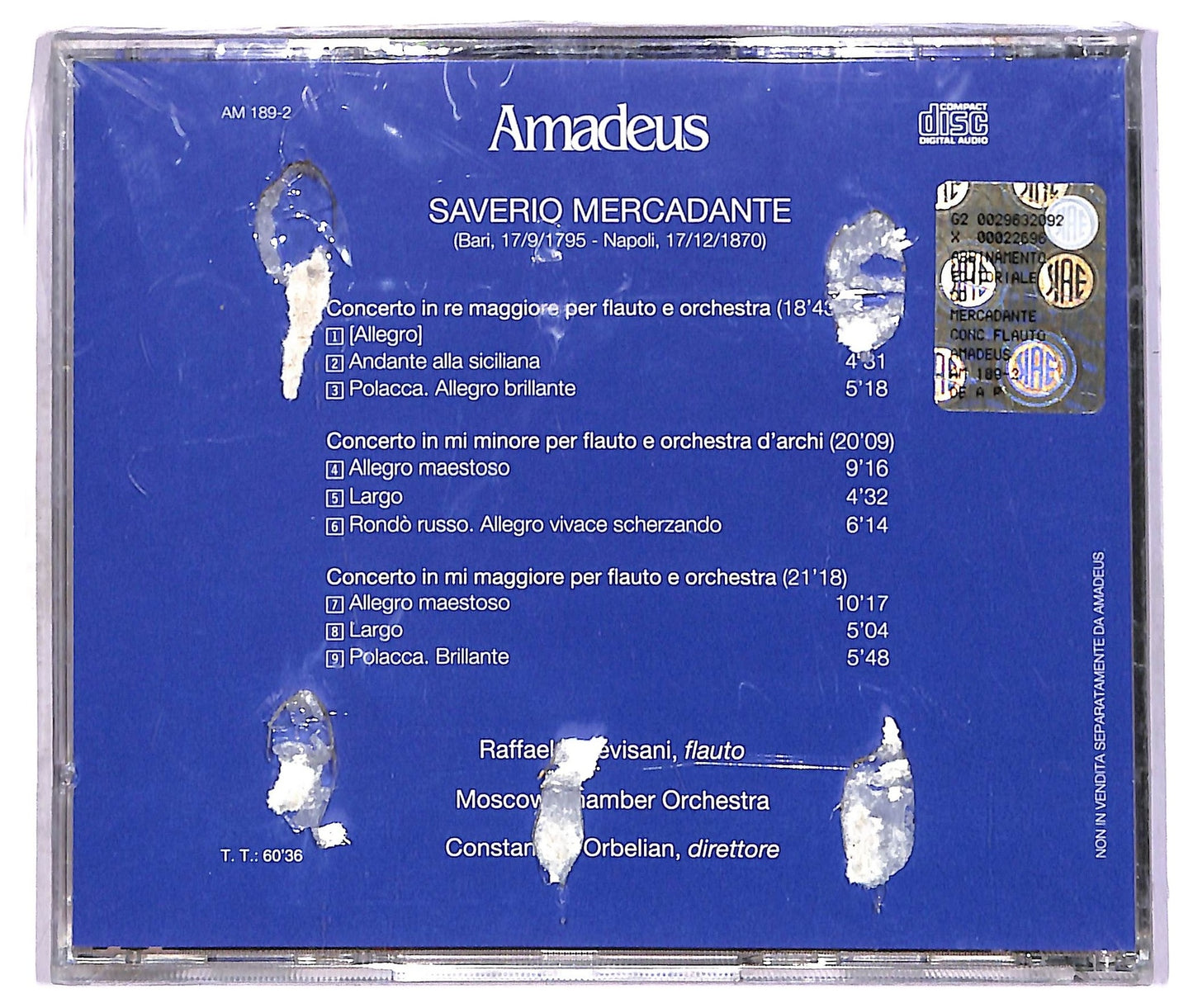 EBOND Mercadante - Concerti Per Flauto CD CD087239