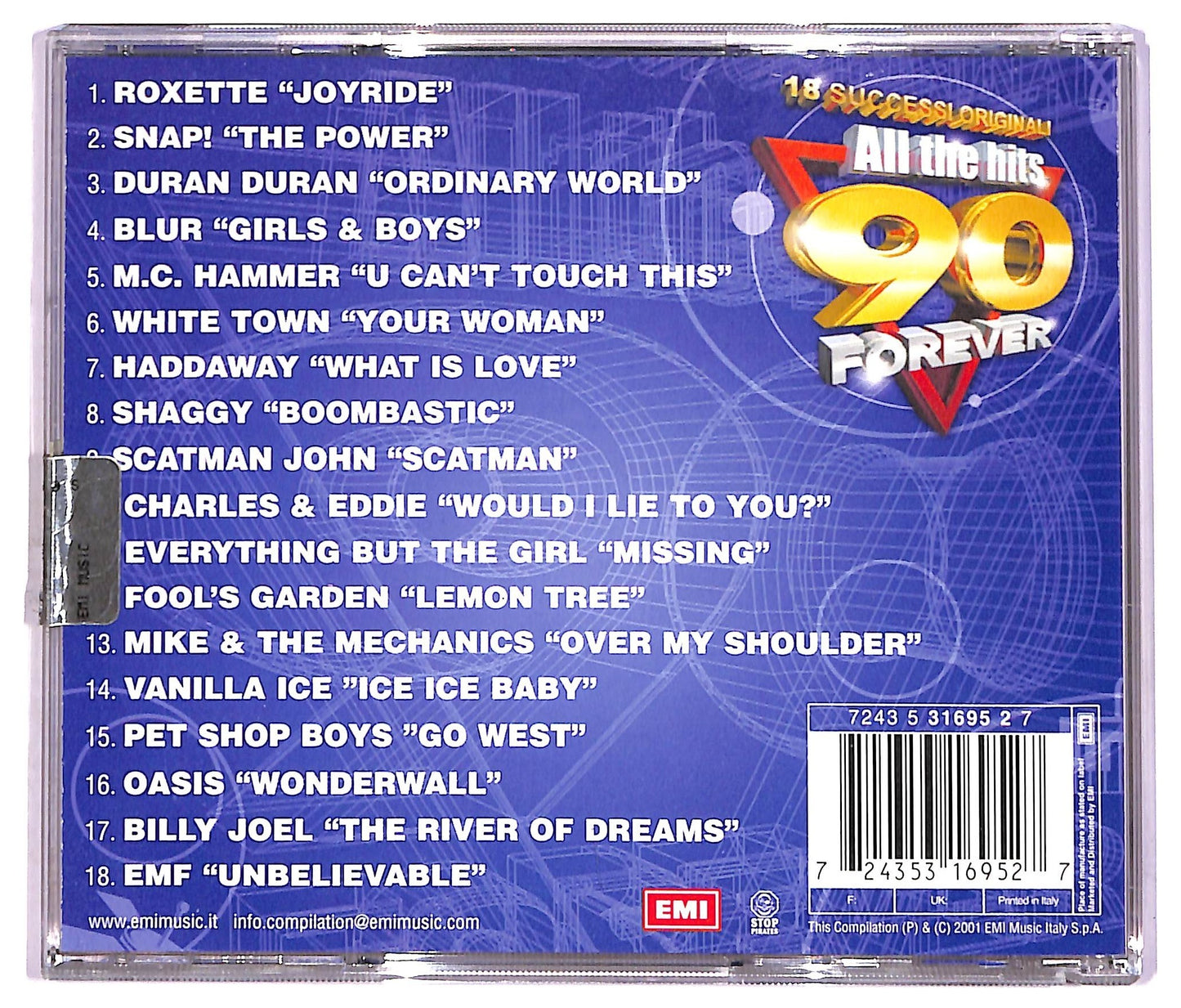 EBOND Various - All The Hits '90 Forever CD CD087306
