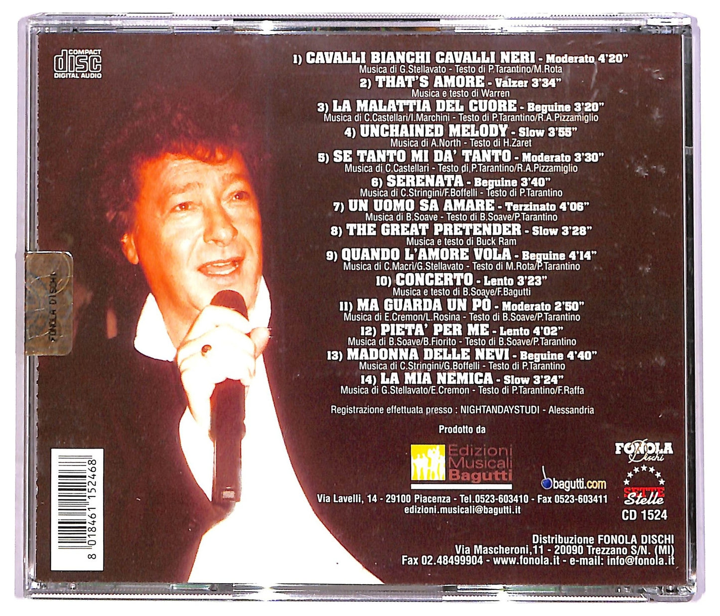 EBOND Paolo Tarantino E Il Miracolo Italiano - Cavalli Bianchi Cavalli Neri CD CD087313