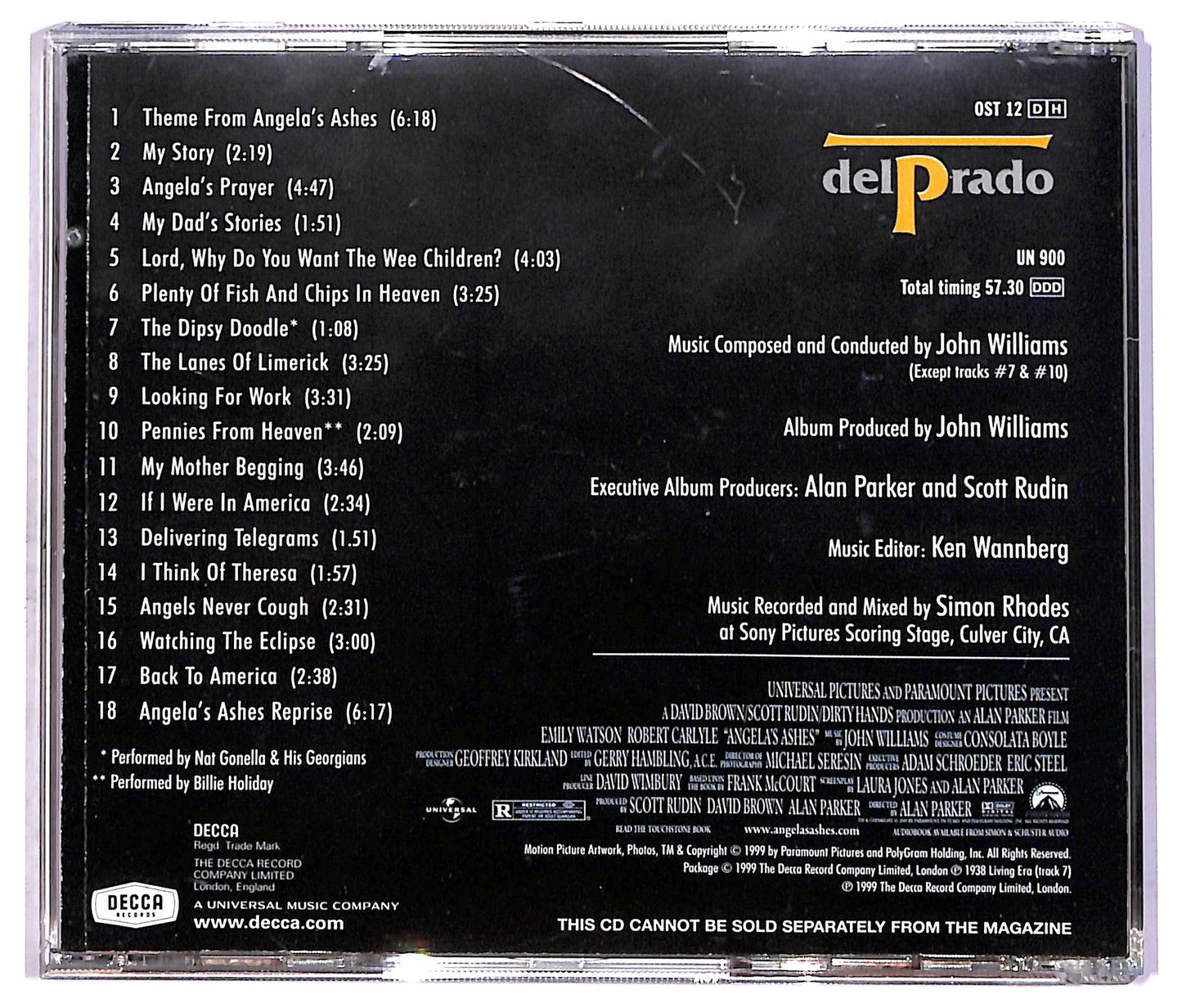 EBOND John Williams - Angela's Ashes CD CD087319