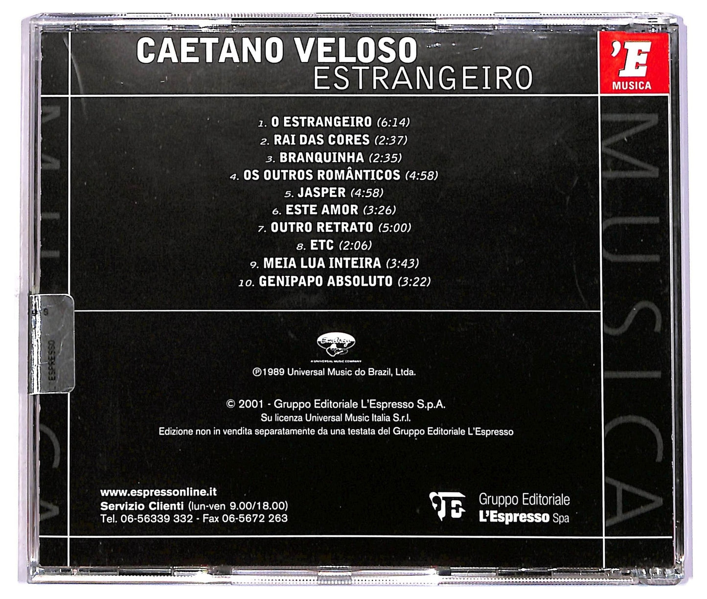 EBOND Caetano Veloso - Estrangeiro CD CD087321