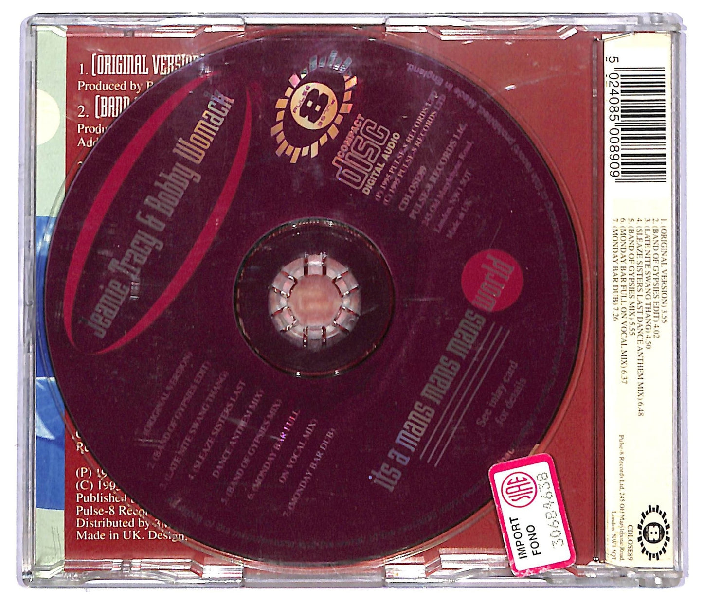 EBOND Jeanie Tracy & Bobby Womack - Its A Mans Mans Mans World CD CD087350