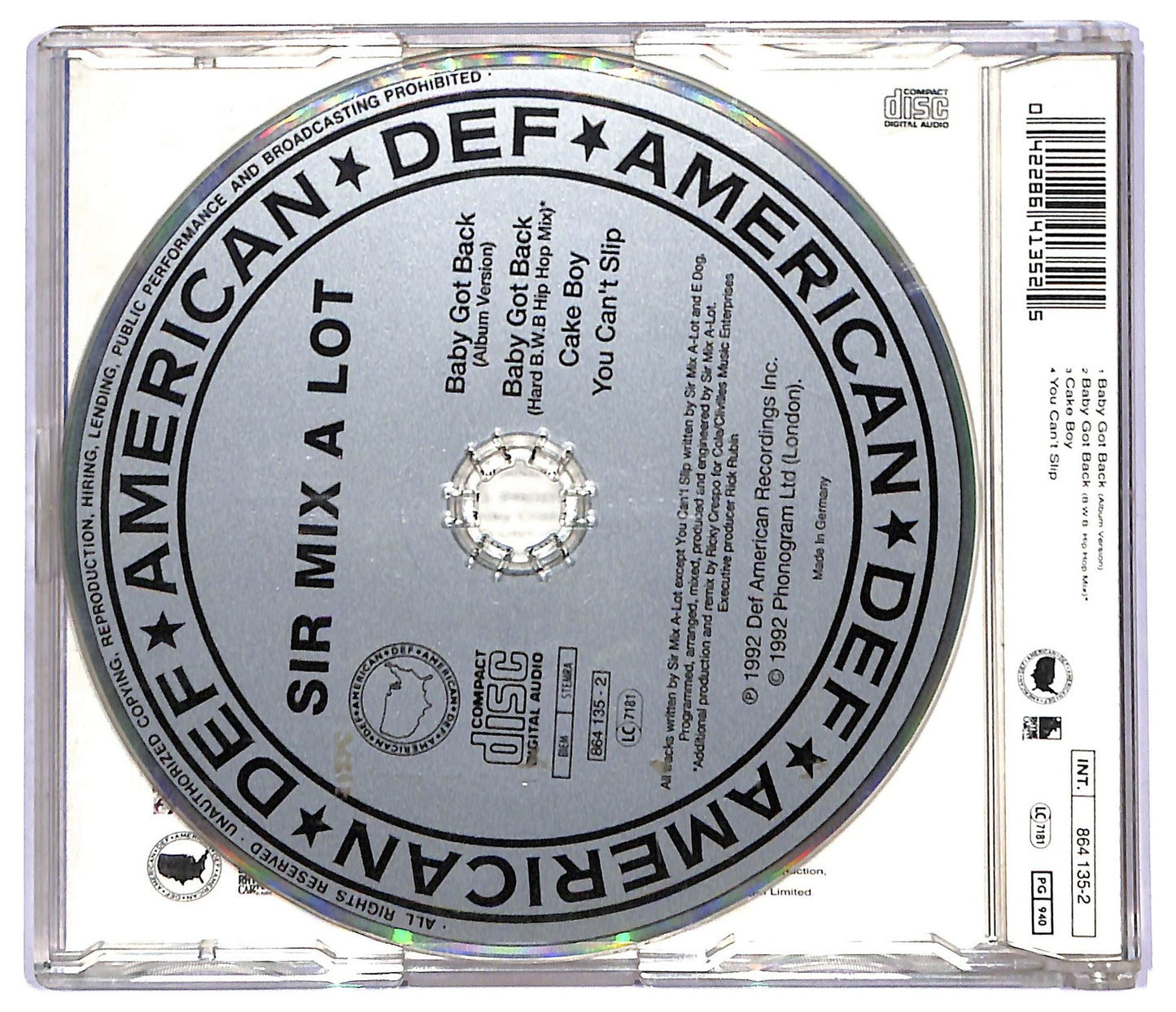 EBOND SirMixaLot - Baby Got Back CD CD087370