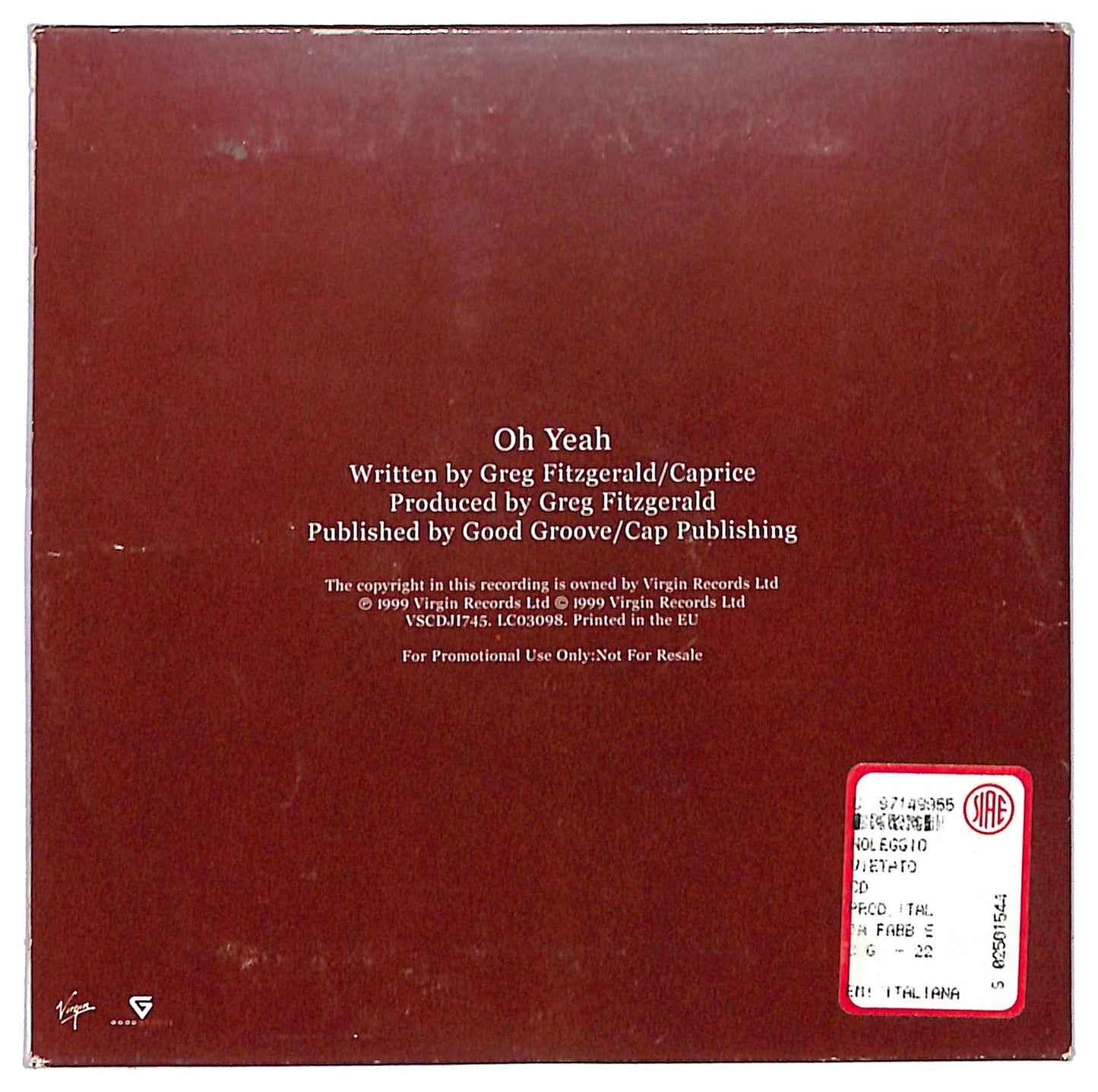 EBOND Caprice - Oh Yeah CD CD087418