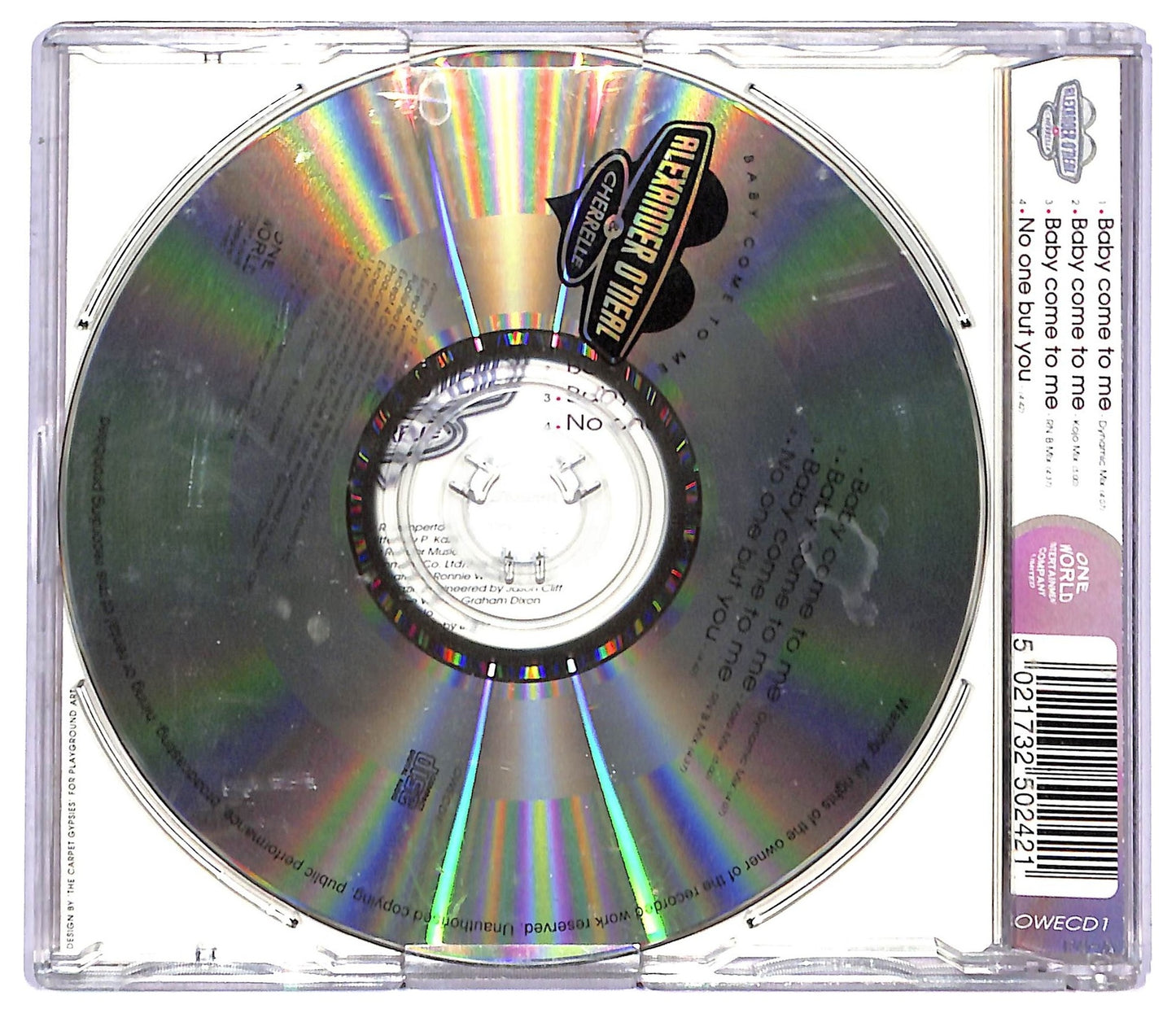 EBOND Alexander O'Neal & Cherrelle - Baby Come To Me CD CD087436