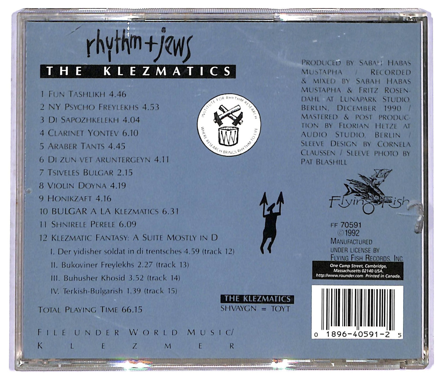 EBOND The Klezmatics - Rhythm + Jews CD CD087469