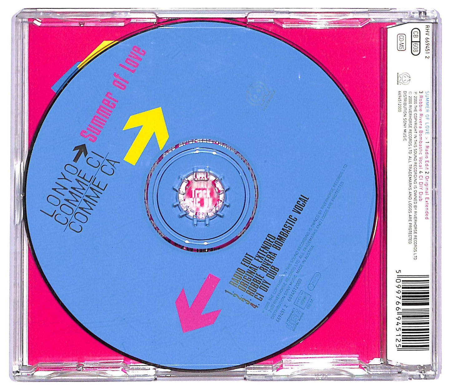EBOND Lonyo - Comme Ci Comme Ca - Summer Of Love CD CD087526