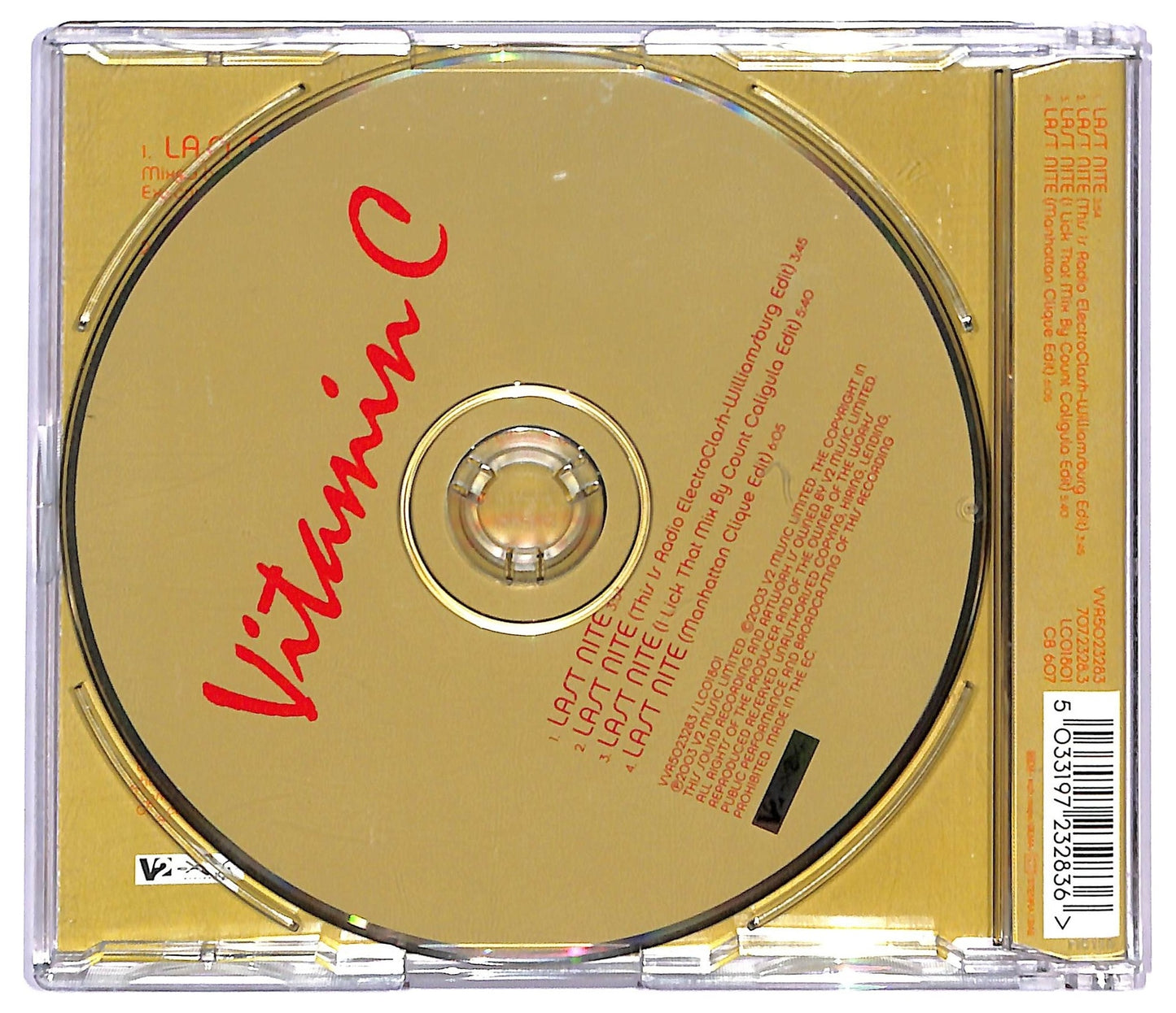 EBOND Vitamin C - Last Nite CD CD087543
