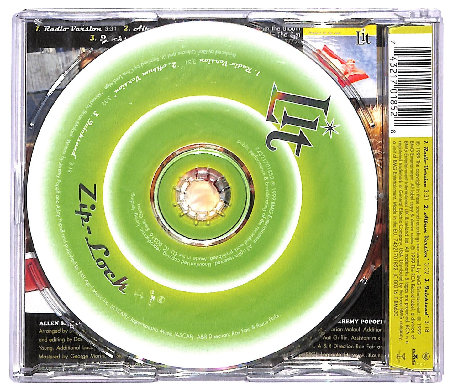 EBOND Lit - Zip-Lock CD CD087554