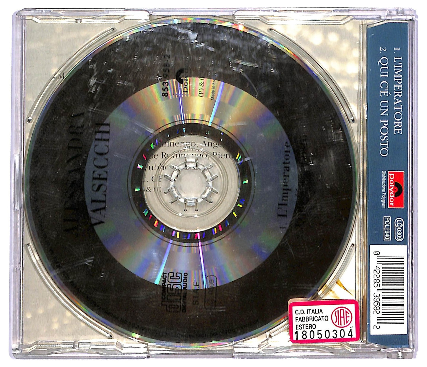 EBOND Alessandra Valsecchi - l'imperatore qui c'e un posto CD CD087561