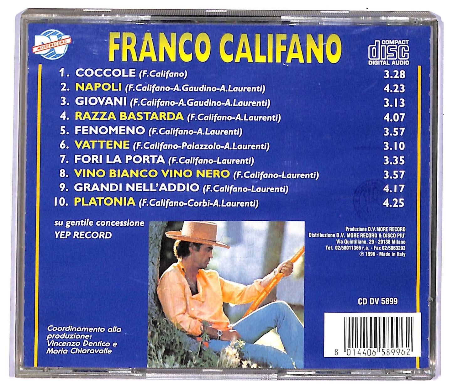 EBOND Franco Califano - 'Napoli' CD CD087666