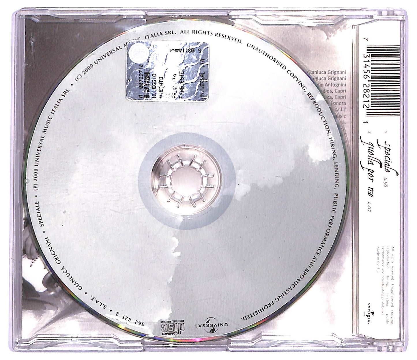 EBOND Gianluca Grignani - Speciale CD CD087704