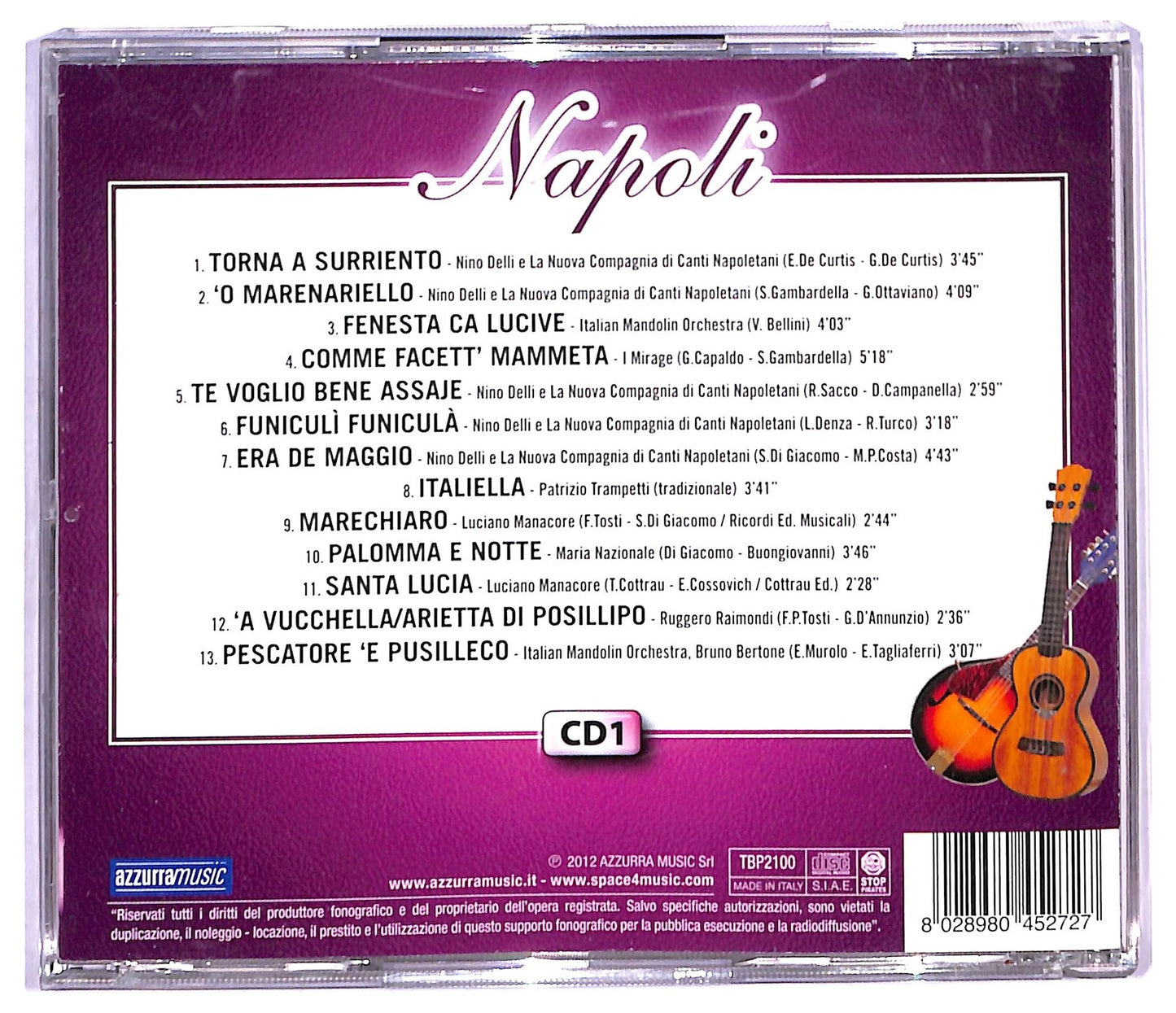 EBOND Various - Napoli vol.1 CD CD087707