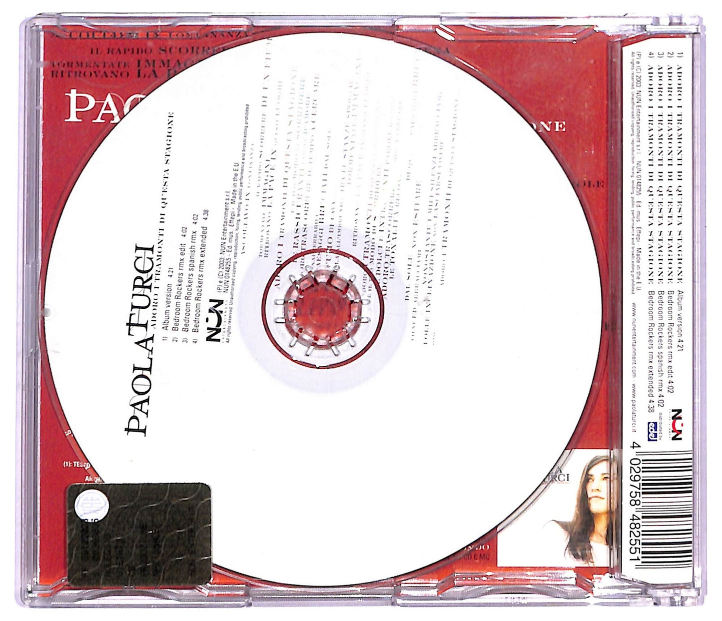 EBOND Paola Turci - Adoro I Tramonti Di Questa Stagione CD CD087710
