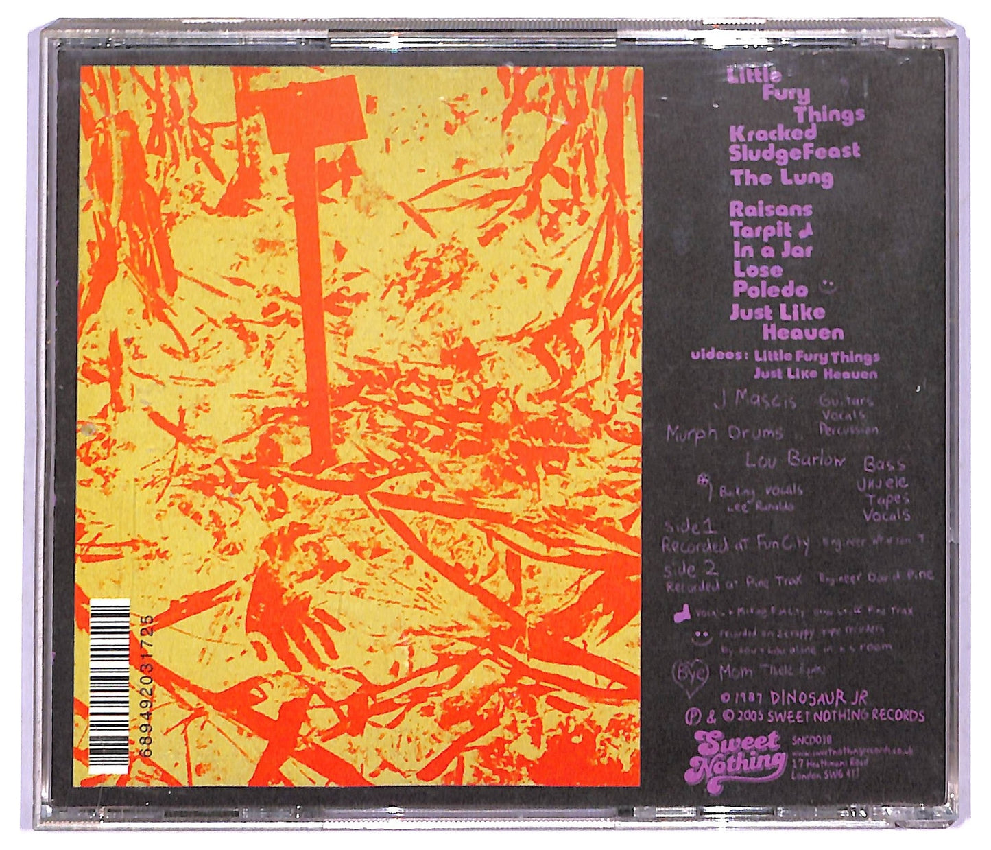 EBOND Dinosaur Jr. - You're Living All Over Me CD CD087733