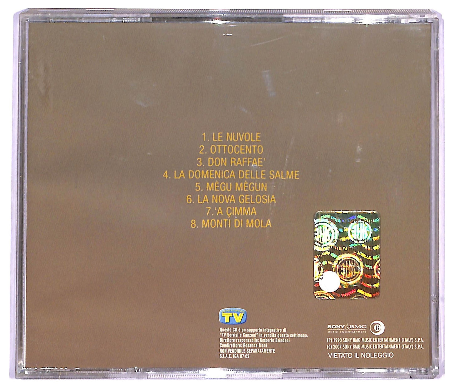 EBOND Fabrizio De Andre - Le Nuvole CD CD087754