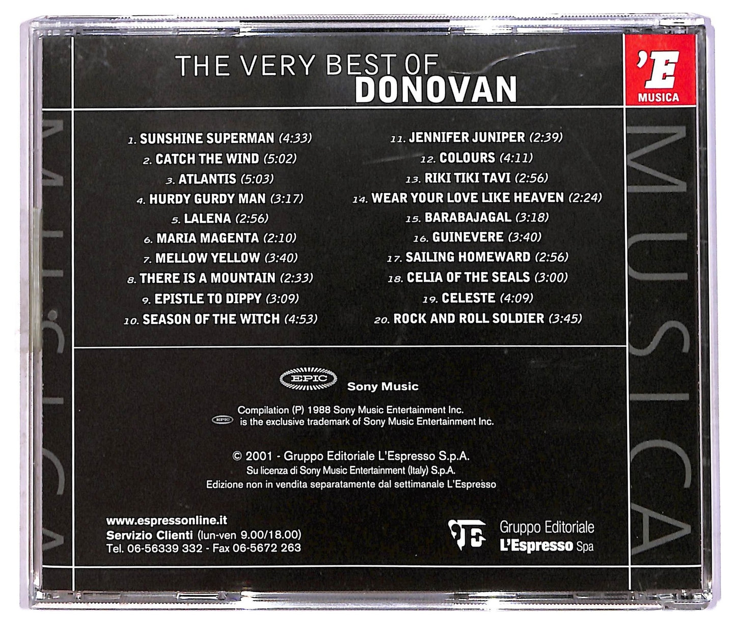 EBOND Donovan - The Very Best Of Donovan CD CD087809