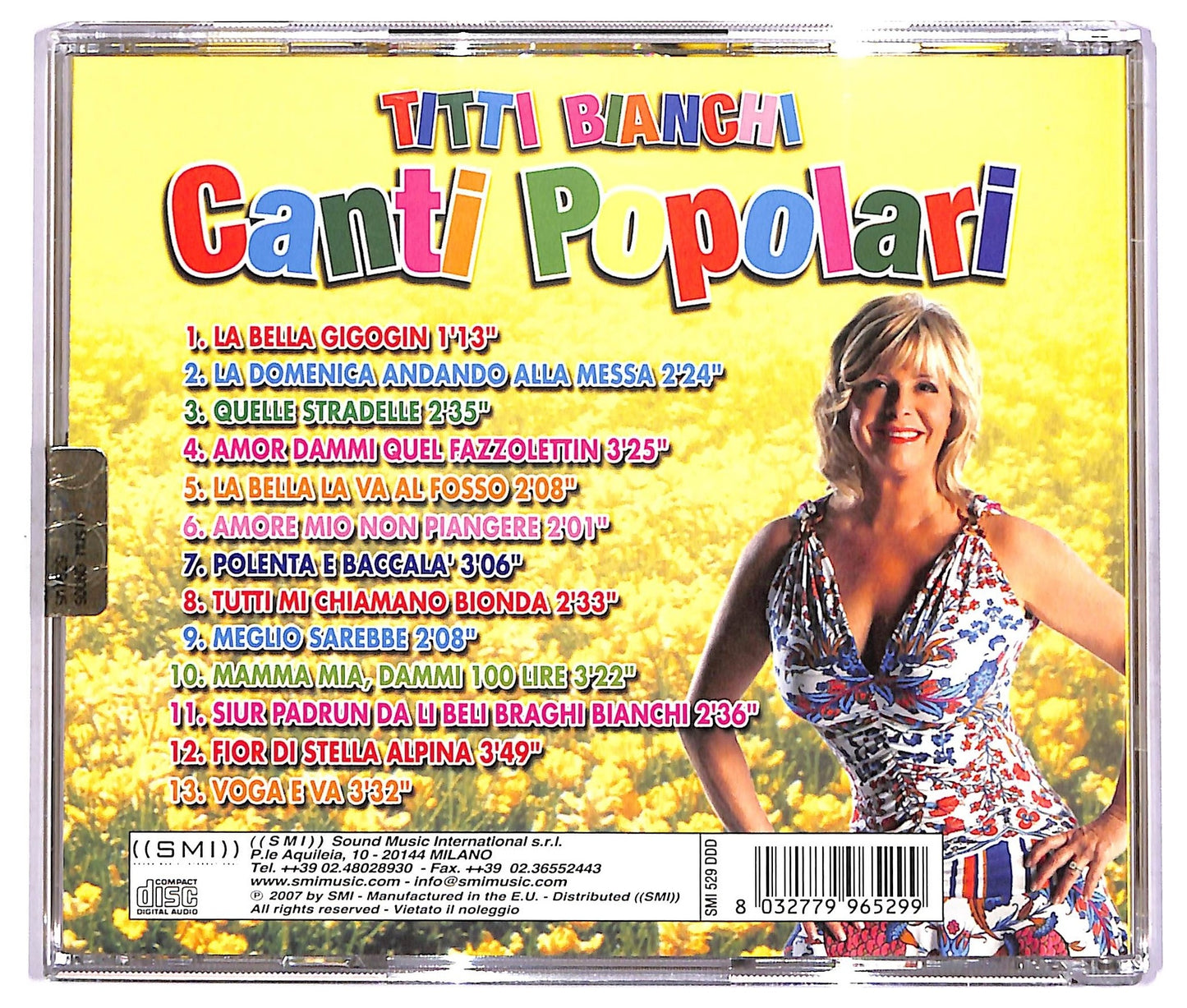 EBOND Titti Bianchi - Canti Popolari CD CD087857