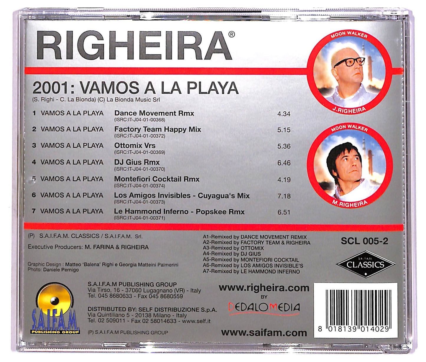 EBOND Righeira - 2001: Vamos A La Playa CD CD087933