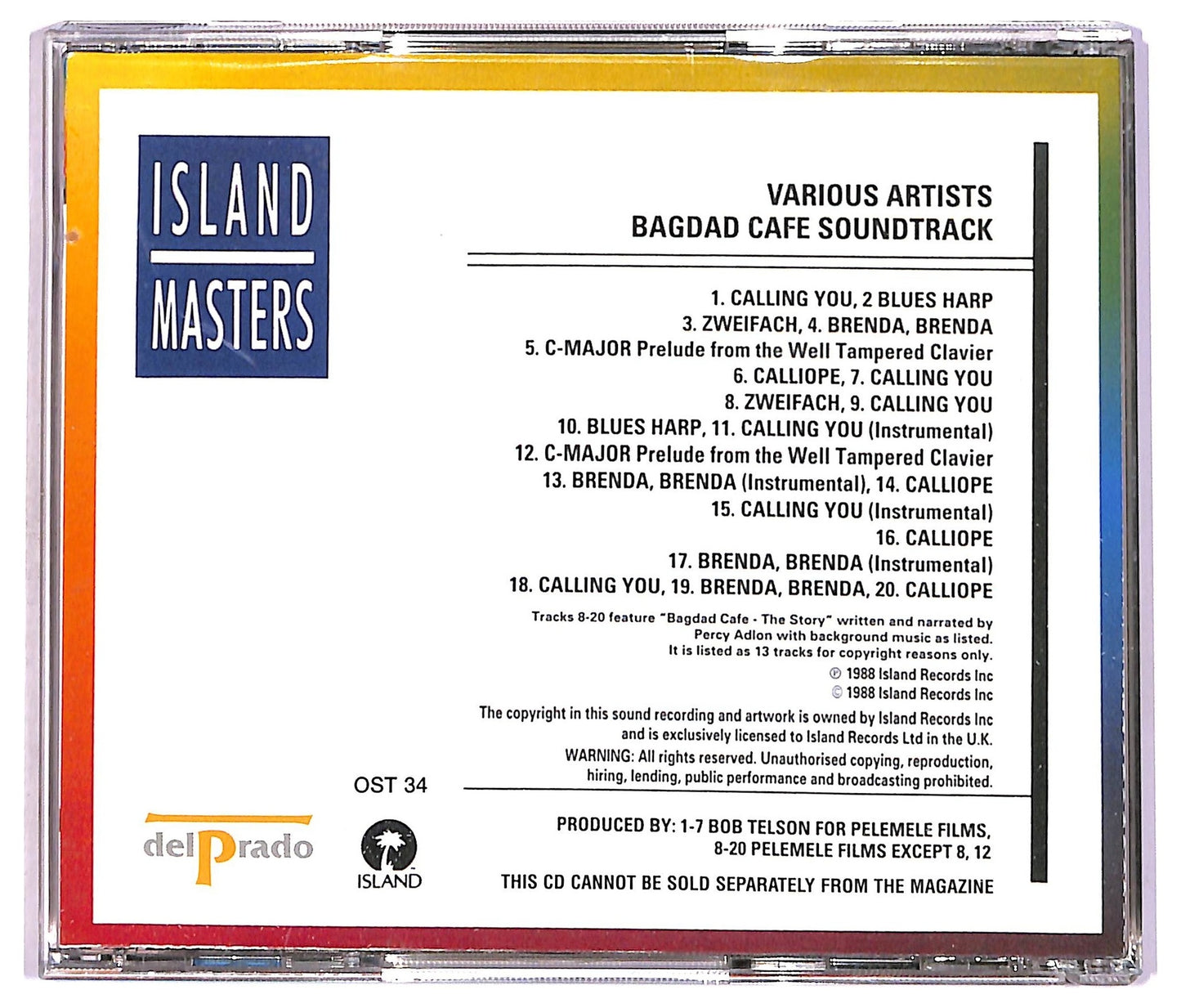 EBOND Various - Bagdad Cafe Soundtrack CD CD087947