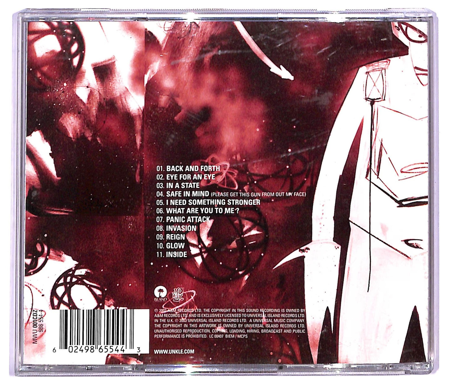 EBOND UNKLE - Never, Never, Land CD CD088024