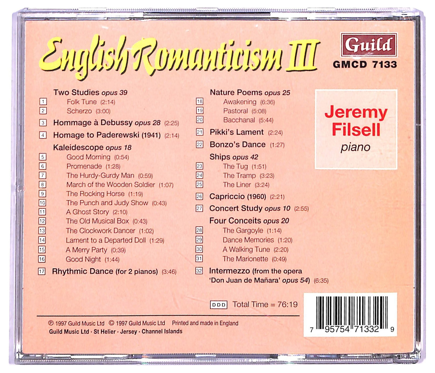 EBOND Jeremy Filsell - English Romanticism III CD CD088044