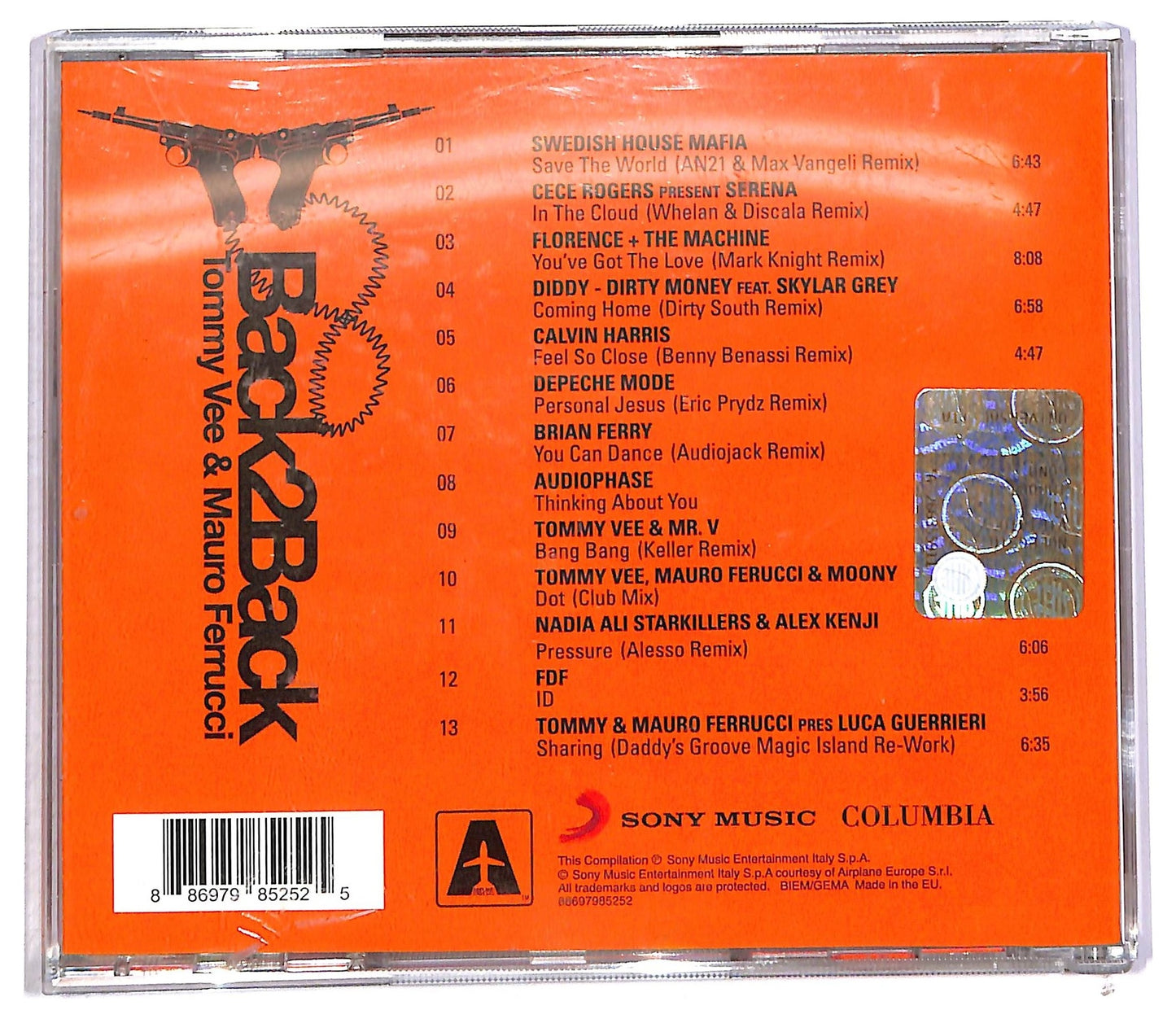 EBOND Tommy Vee Mauro Ferrucci - Back2back CD CD088207