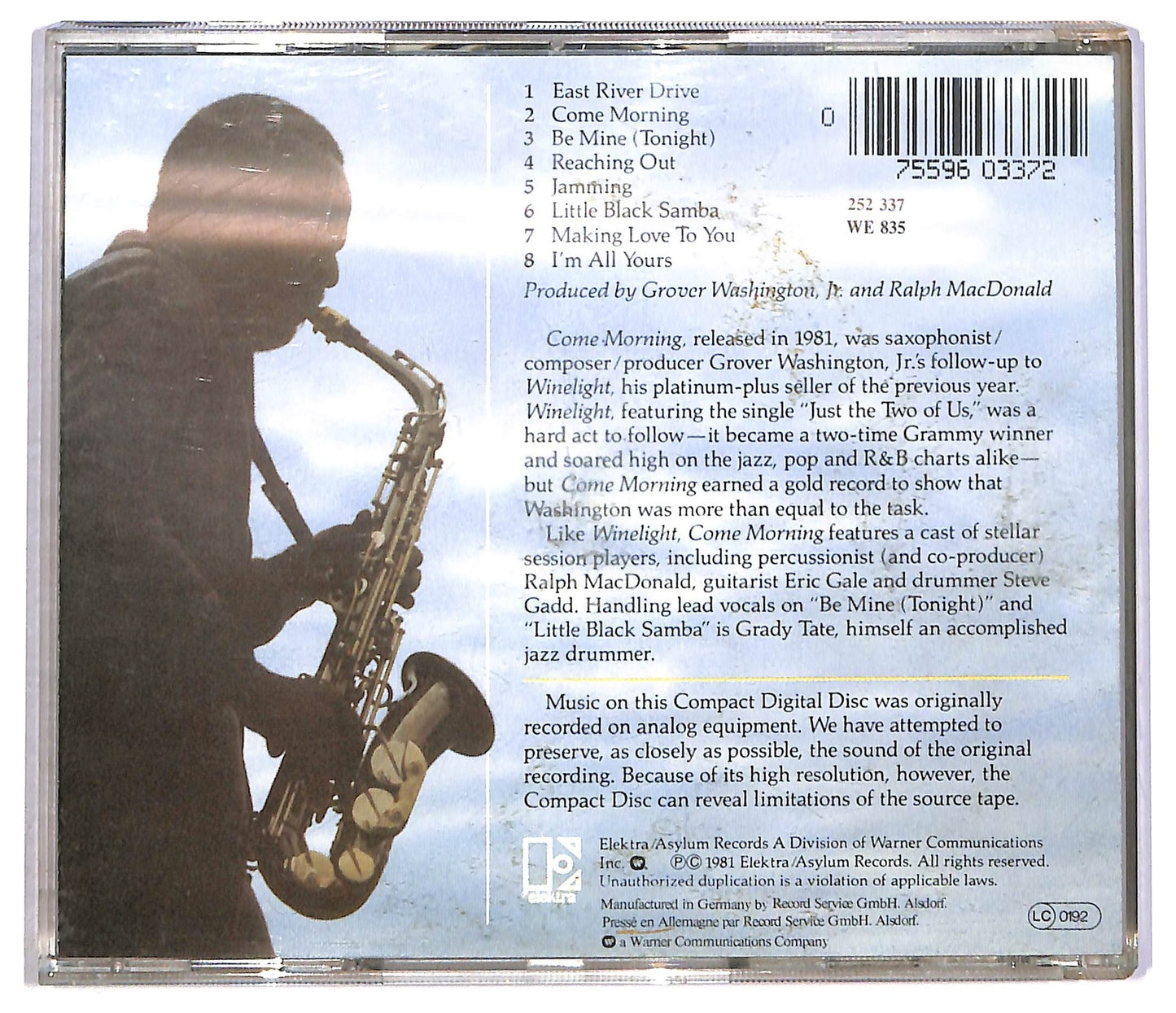 EBOND Grover Washington, Jr. - Come Morning CD CD088227