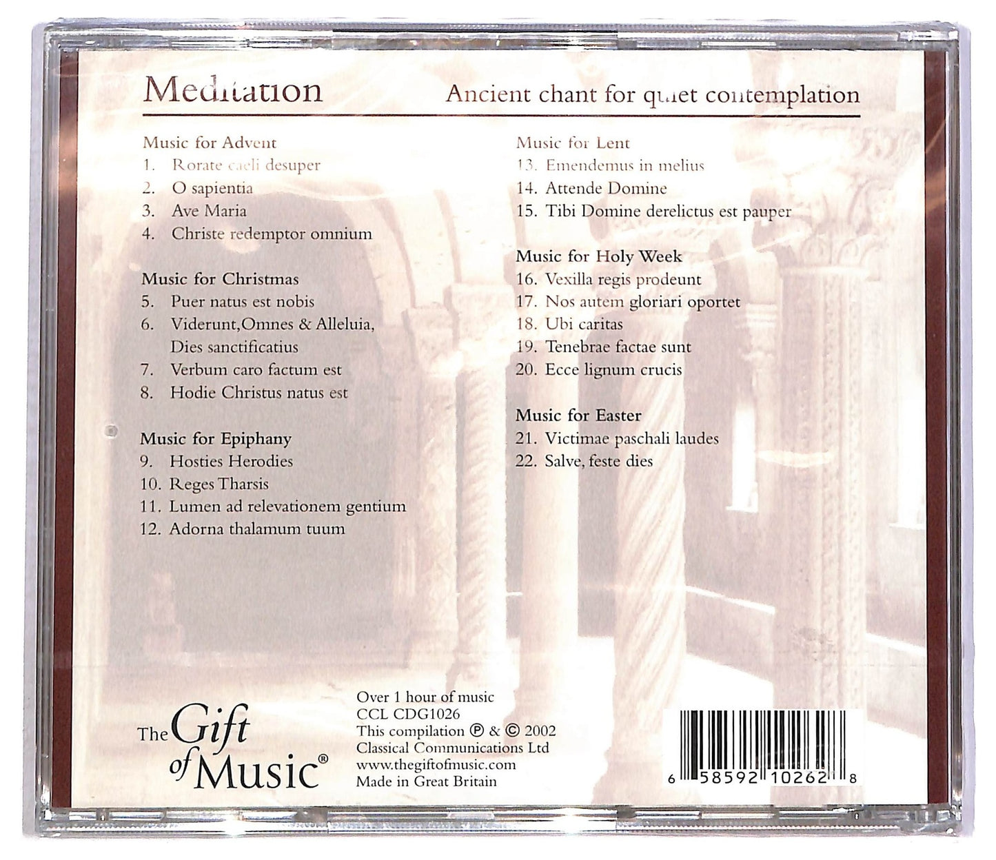 EBOND Various - Meditation Ancient Chant For Quiet Contemplation CD CD088238