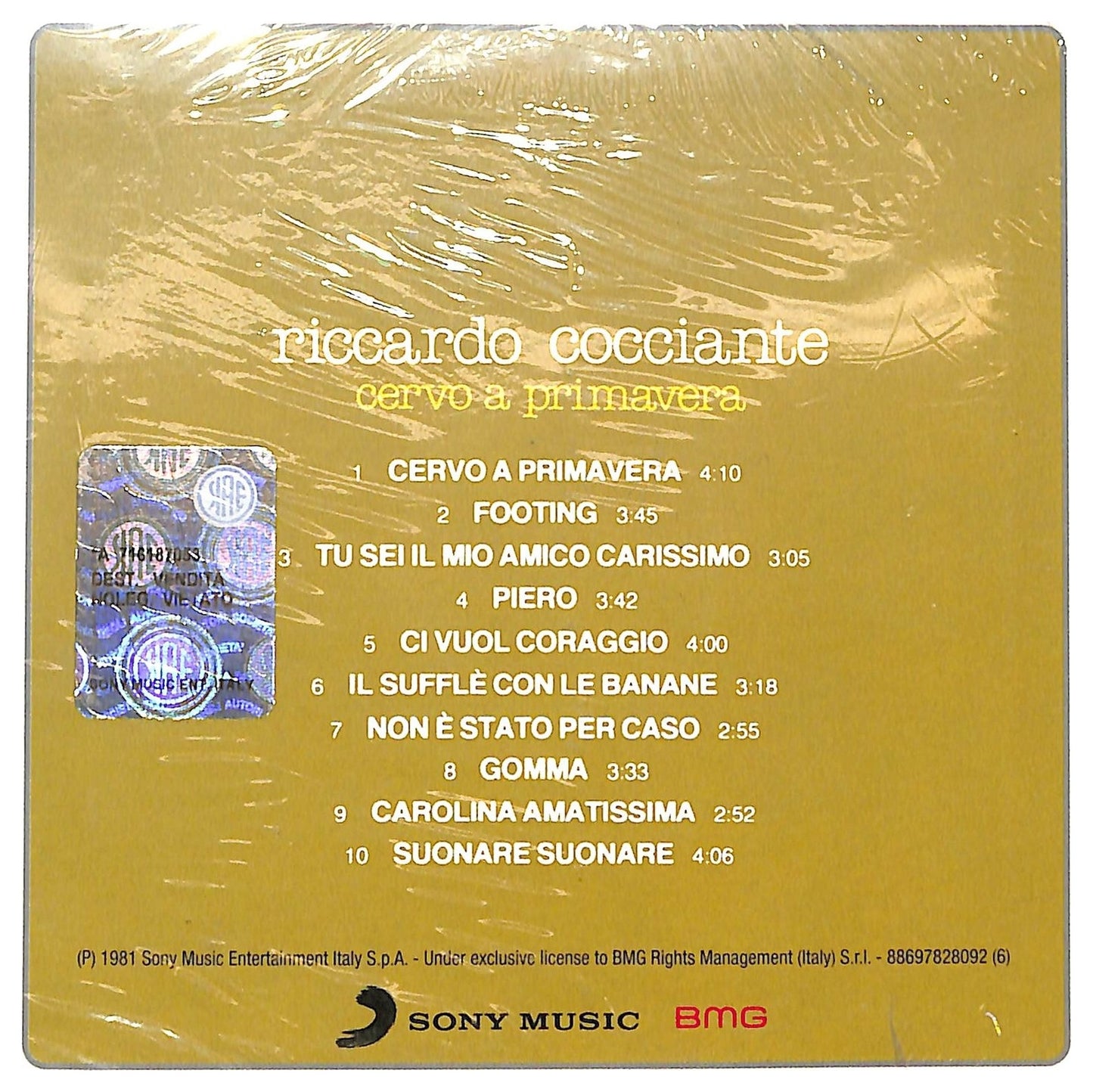 EBOND Riccardo Cocciante - Cervo A Primavera CD CD088420