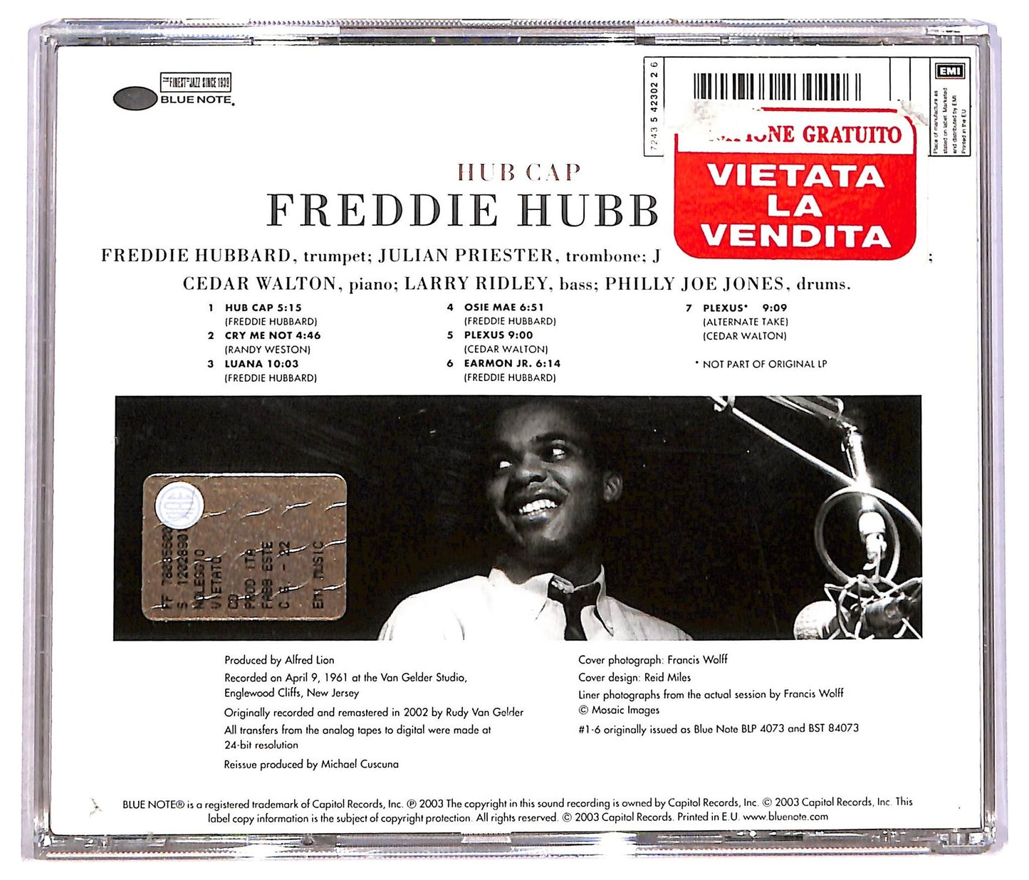 EBOND Freddie Hubbard - Hub Cap CD CD088444