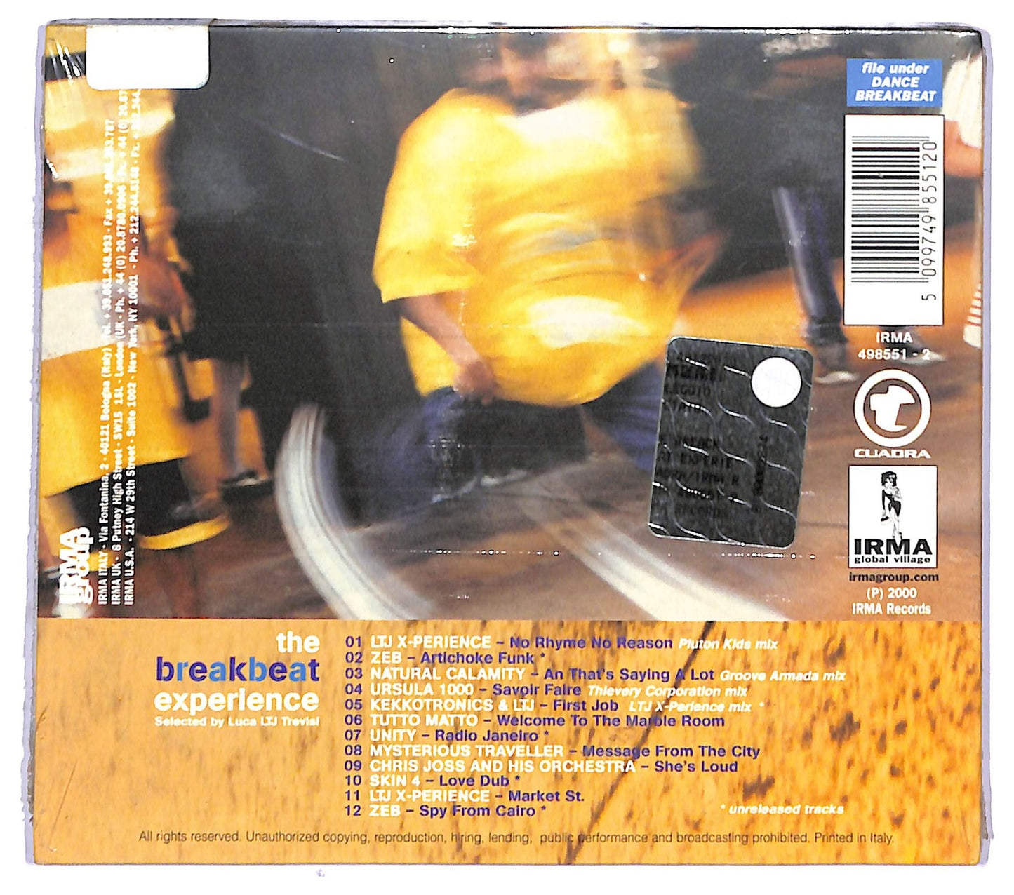 EBOND Various - The Breakbeat Experience CD CD088516
