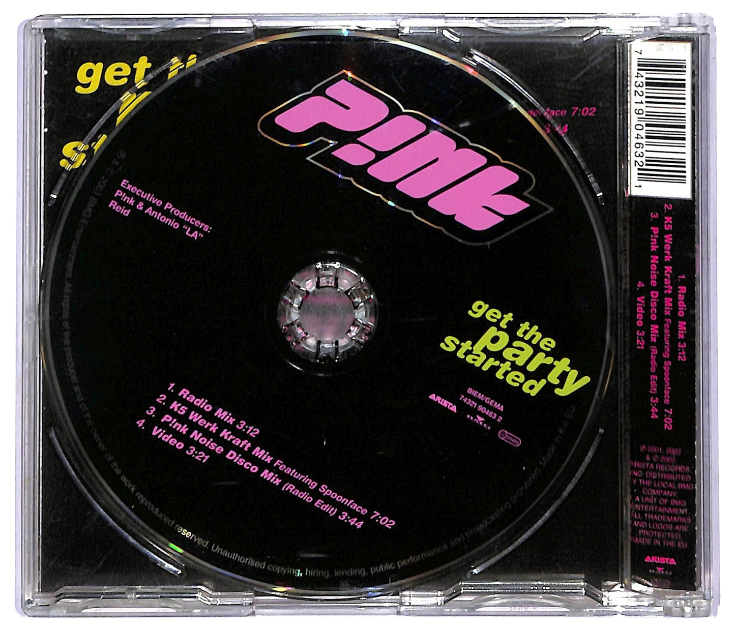 EBOND P!NK - Get the Party started CD CD088538