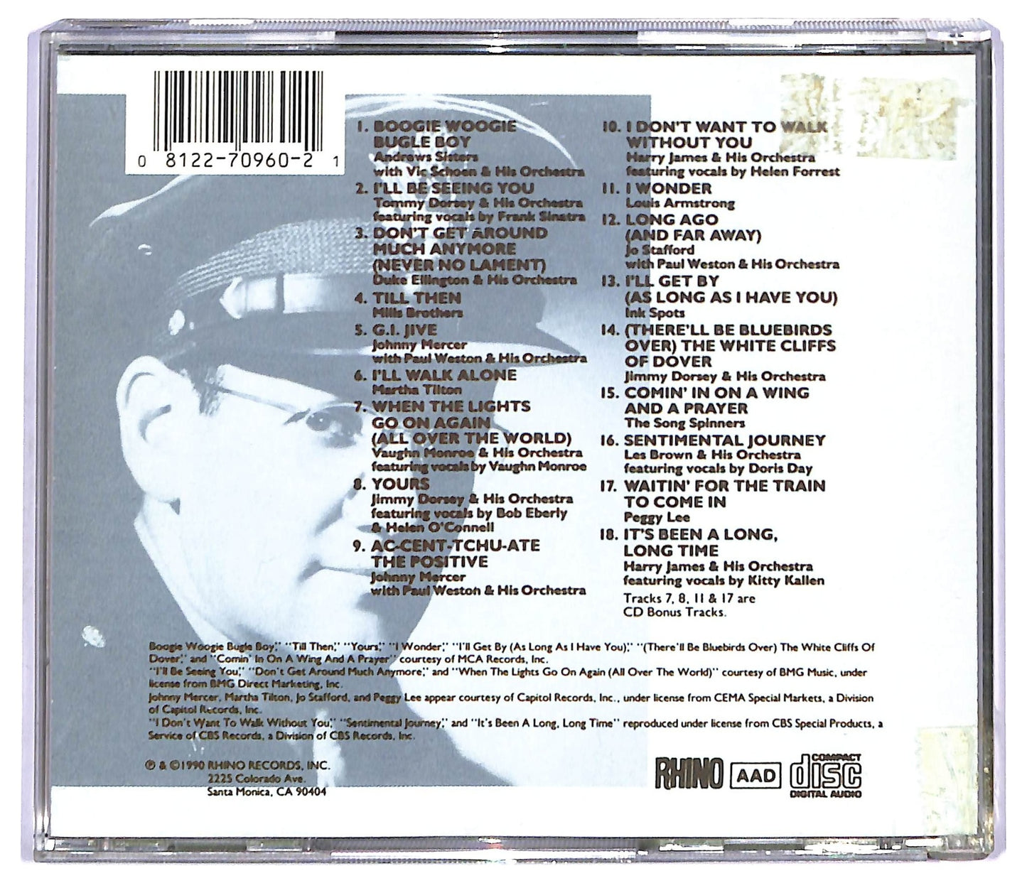 EBOND Various - Songs That Got Us Through WWII CD CD088548