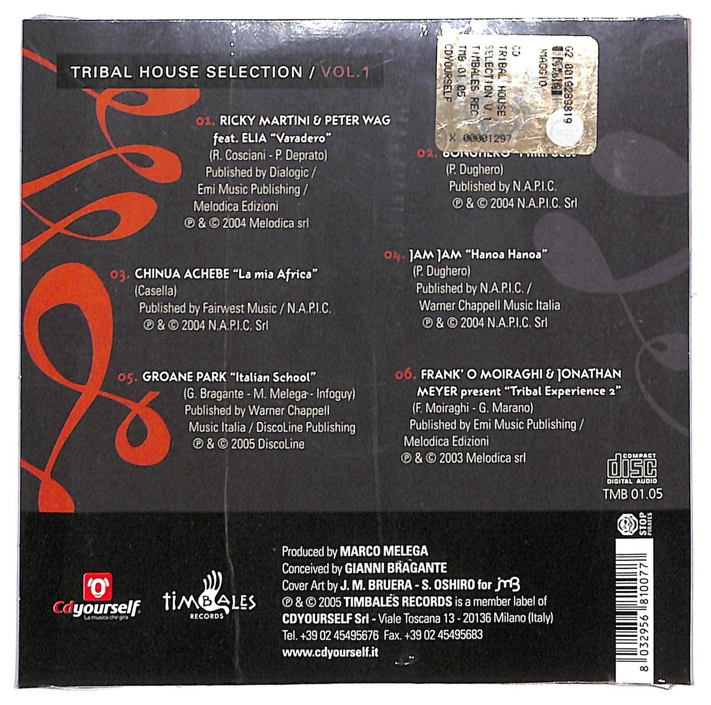 EBOND Various - Tribal House Selection vol.1 CD CD088603