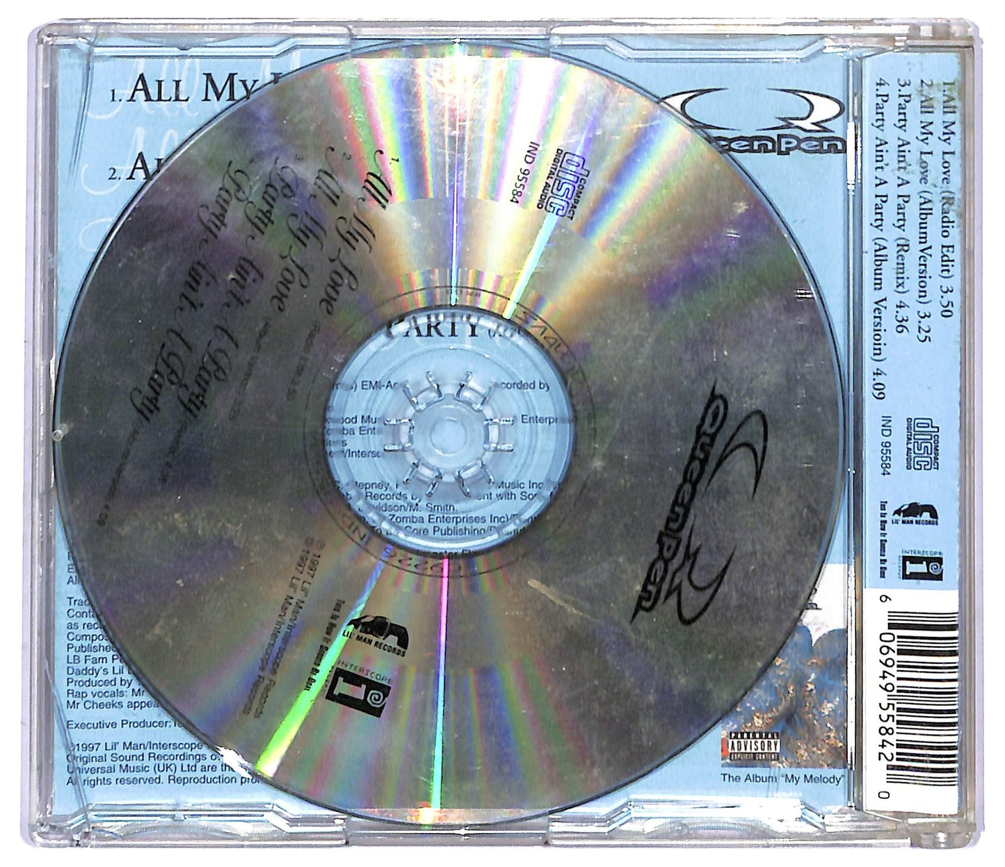 EBOND Queen Pen Feat Eric Williams Of Blackstreet - All My Love CD CD088649