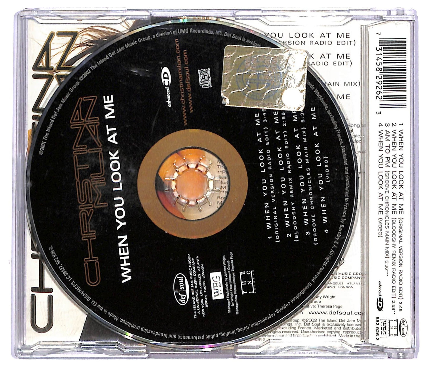 EBOND Christina Milian - When You Look At Me CD CD088657