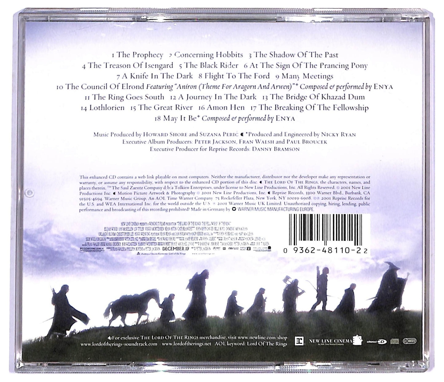 EBOND Howard Shore - The Lord Of The Rings: The Fellowship Of The Ring CD CD088811