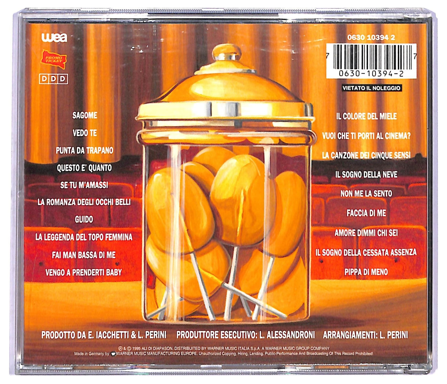 EBOND Enzo Iacchetti - Il Colore Del Miele CD CD088840