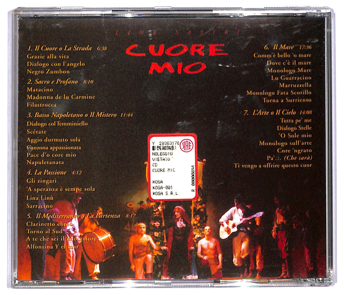 EBOND Lina Sastri - Cuore Mio CD CD088848