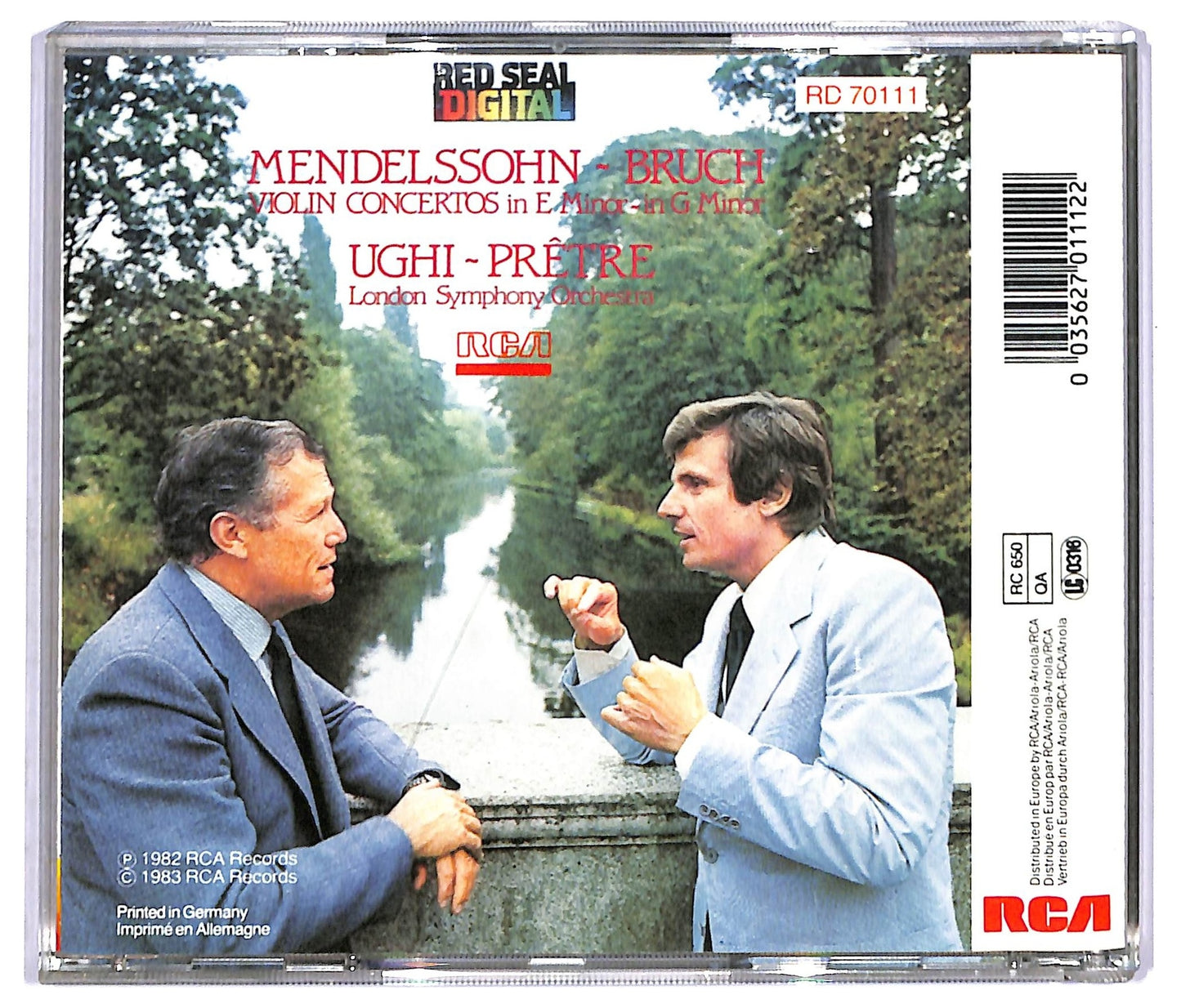 EBOND Mendelssohn Bruch - Violin Concertos In E Minor In G Minor CD CD088860