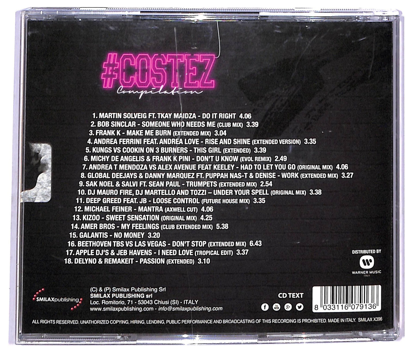 EBOND Various - Costez Compilation CD CD088935