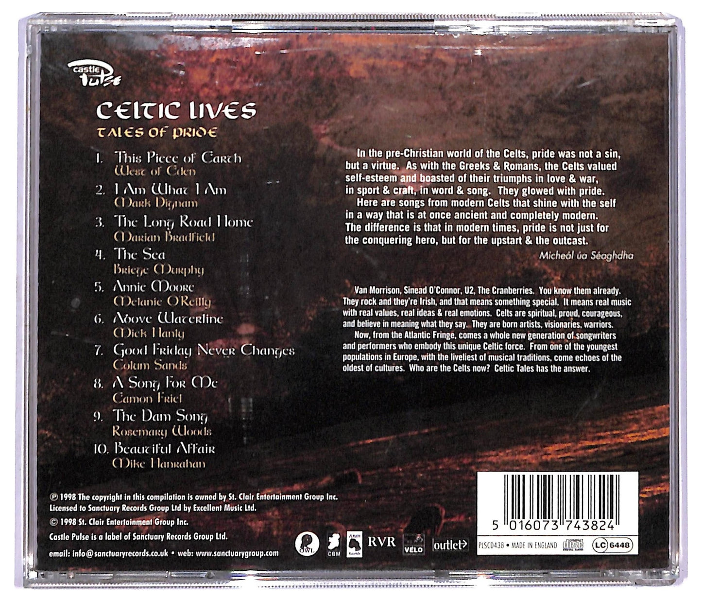 EBOND Various - Celtic Lives Tales Of Pride CD CD088939
